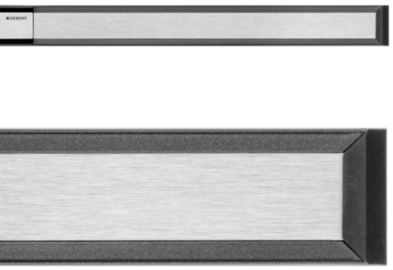 Geberit CleanLine 20 Накладная панель для лотка, цвет: нержавеющая сталь 154.450.00.1