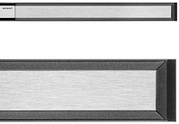 Geberit CleanLine 20 Накладная панель для лотка, цвет: нержавеющая сталь 154.450.00.1