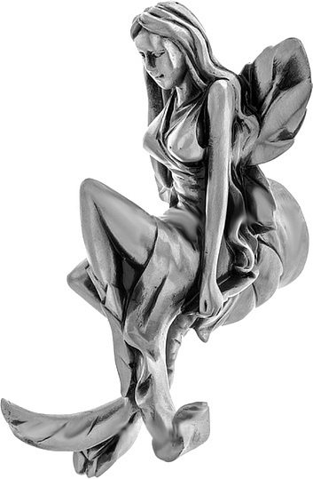 Art&Max Fairy Крючок двойной, цвет: серебро AM-B-0982-T