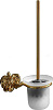 Art&Max Rose Ершик для унитаза подвесной со стеклянной колбой, цвет: бронза AM-B-0911-B
