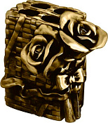 Art&Max Rose Стакан для зубных щеток настольный, латунный, цвет: бронза AM-B-0091B-B