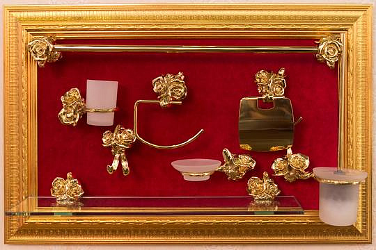 Art&Max Rose Стакан подвесной, цвет: золото AM-0914-Do