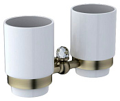 Art&Max Antic Crystal Стаканы для зубных щеток подвесные, керамические, цвет: бронза AM-E-2688SJ-Br