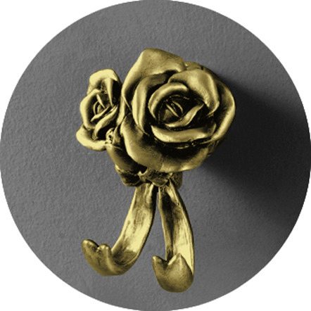 Art&Max Rose Крючок двойной, цвет: бронза AM-B-0912-B