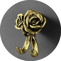 Art&Max Rose Крючок двойной, цвет: бронза AM-B-0912-B