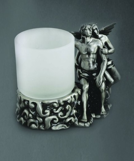 Art&Max Romantic Стакан настольный, цвет: серебро AM-B-0081D-T