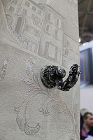 Art&Max Sculpture Крючок одинарный, цвет: серебро AM-B-0682-T