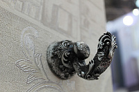 Art&Max Sculpture Крючок одинарный, цвет: серебро AM-B-0682-T