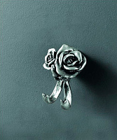 Art&Max Rose Крючок двойной, цвет: серебро AM-B-0912-T