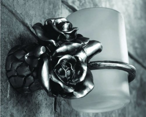 Art&Max Rose Стакан настенный, цвет: серебро AM-B-0914-T