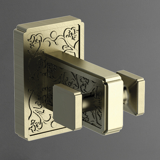 Art&Max Gotico Крючок двойной, цвет: бронза AM-E-4886AQ