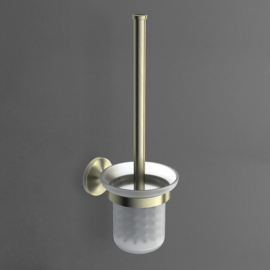Art&Max Bohemia Ершик для унитаза подвесной со стеклянной колбой, цвет: бронза AM-E-4281-Br