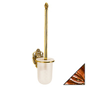Art&Max Impero Ершик для унитаза подвесной со стеклянной колбой, цвет: бронза AM-1700-Do-Ant