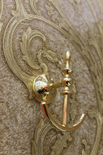 Art&Max Bohemia Крючок двойной, цвет: золото AM-E-4286B-Do