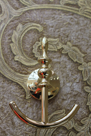 Art&Max Bohemia Крючок двойной, цвет: золото AM-E-4286B-Do