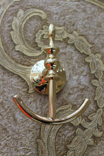 Art&Max Bohemia Крючок двойной, цвет: золото AM-E-4286B-Do