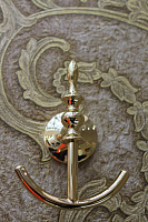 Art&Max Bohemia Крючок двойной, цвет: золото AM-E-4286B-Do