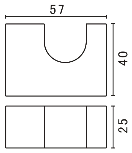 Art&Max Platino Крючок одинарный, цвет: хром AM-E-3986AL