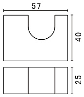 Art&Max Platino Крючок одинарный, цвет: хром AM-E-3986AL