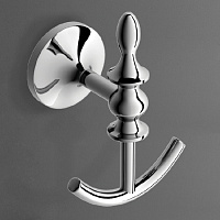 Art&Max Bohemia Крючок двойной, цвет: хром AM-E-4286B-Cr