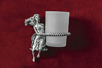 Art&Max Athena Стакан подвесной, цвет: серебро AM-0614-T