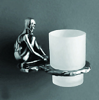 Art&Max Juno Стакан подвесной, стеклянный матовый, цвет: хром AM-B-0714-T