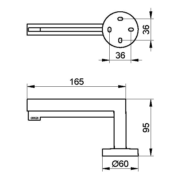 Keuco Edition 90 Держатель для туалетной бумаги, цвет: хром 19062 010000