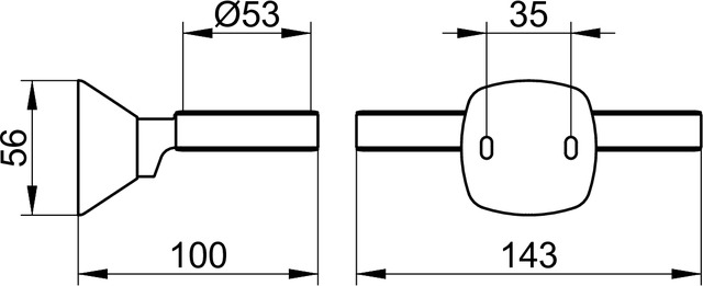 Keuco City.2 Держатель для стакана, цвет: хром 27510 10000