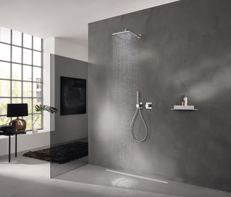 Keuco Ixmo Запорный вентиль с переключателем на 3 потребителя DN15, внешняя часть, цвет: хром 59549 011202