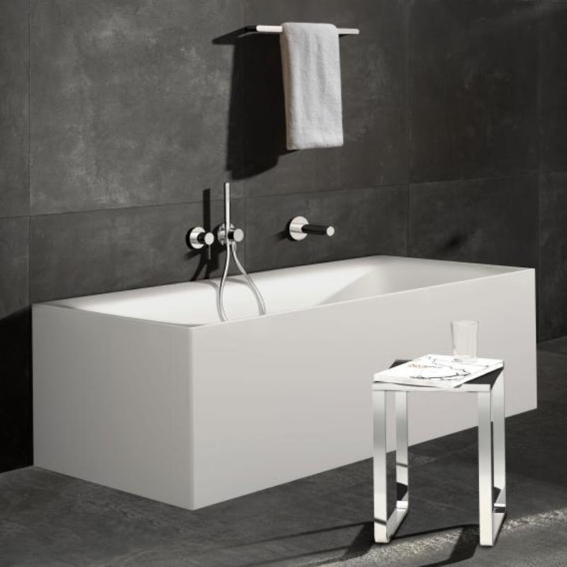 Keuco Ixmo Излив настенный для ванны, цвет: черный матовый 59545 370101