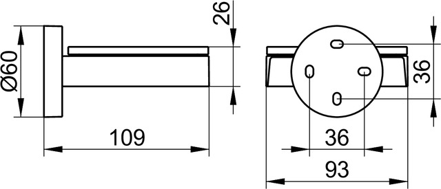 Keuco Edition 90 Мыльница запасная из хрустального стекла, цвет: прозрачный 19055 009000