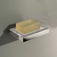 Keuco Edition 11 Мыльница со стеклянной чашей, подвесная, цвет: шлифованный черный 11155 139000