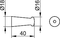Keuco City.2 Крючок одинарный для полотенца, цвет: хром 27140 10000
