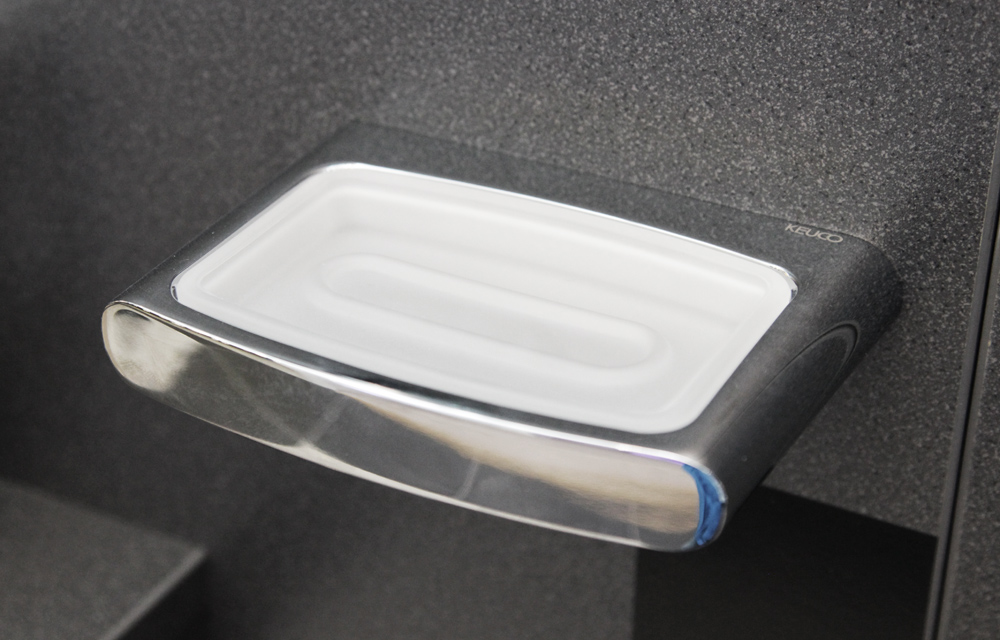 Keuco Elegance New Мыльница хрустальная, запасная, цвет: белый 11655 009000