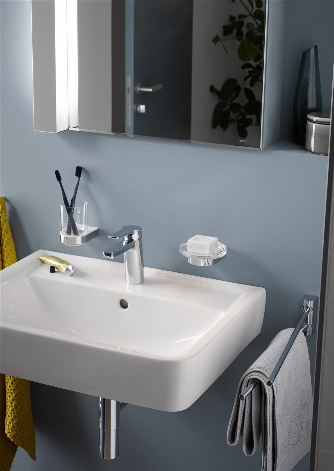 Keuco Smart.2 Мыльница со стеклянной чашей, подвесная, цвет: хром 14755 019000