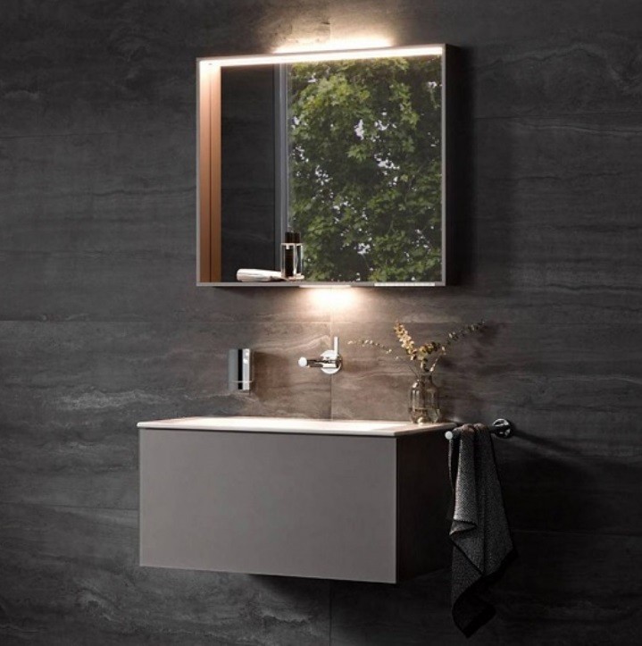 Keuco Plan Тумба под раковину 100x49x40h см, цвет: инокс матовый 32971 290000