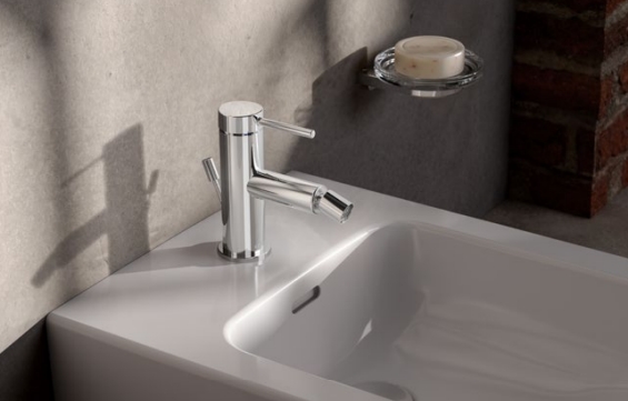 Keuco Ixmo Смеситель для биде рычажный, с донным клапаном, цвет: черный матовый 59509 373000