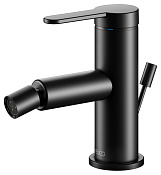 Keuco Ixmo Смеситель для биде рычажный, с донным клапаном, цвет: черный матовый 59509 373000