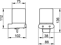 Keuco Elegance New Дозатор для жидкого мыла, запасной, цвет: белый 11652 009000