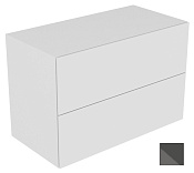 Keuco Edition 11 Тумбочка боковая, 2 ящика и вн. подсв. 105x53,5x70h см, цвет: антрацит 31325 110100