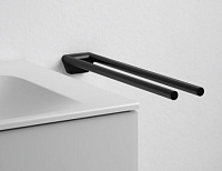 Keuco Сollection Reva Полотенцедержатель 3,4x45x8h см, цвет: черный матовый 12818 370000