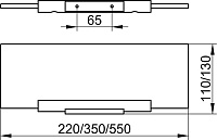 Keuco Plan Держатели для полки, цвет: нержавеющая сталь 14910 070000