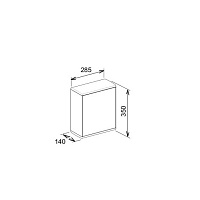 Keuco Collection Moll Дозатор для бумажных полотенец цвет: хром 12785 010100