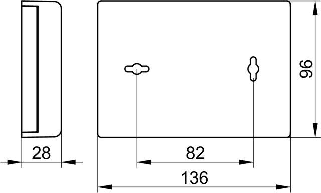 Keuco Universal Дозатор для гигиенических пакетиков, цвет: алюминий finish 49761 70000