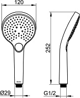 Keuco Universal Лейка для душа, цвет: хром 59580 010300