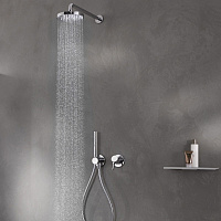 Keuco Ixmo Запорный вентиль с переключателем на 2 потребителя DN15, внешняя часть, цвет: хром 59557 011201