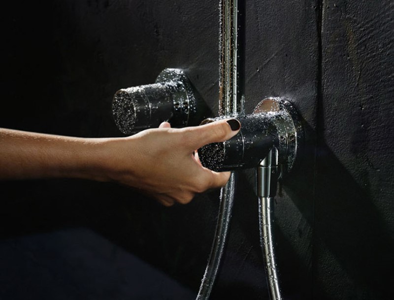 Keuco Ixmo Запорный вентиль, цвет: черный матовый 59557 370201