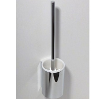 Keuco Plan Ершик для унитаза напольный с пластиковой колбой, цвет: алюминий 14972 170100