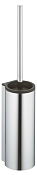 Keuco Plan Care Ершик для унитаза напольный с пластиковой колбой, цвет: алюминий 34964 170100