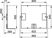 Keuco Plan Care Зеркало прямоугольное, откидное, подвесное 60x54x27h см, 34986 012000